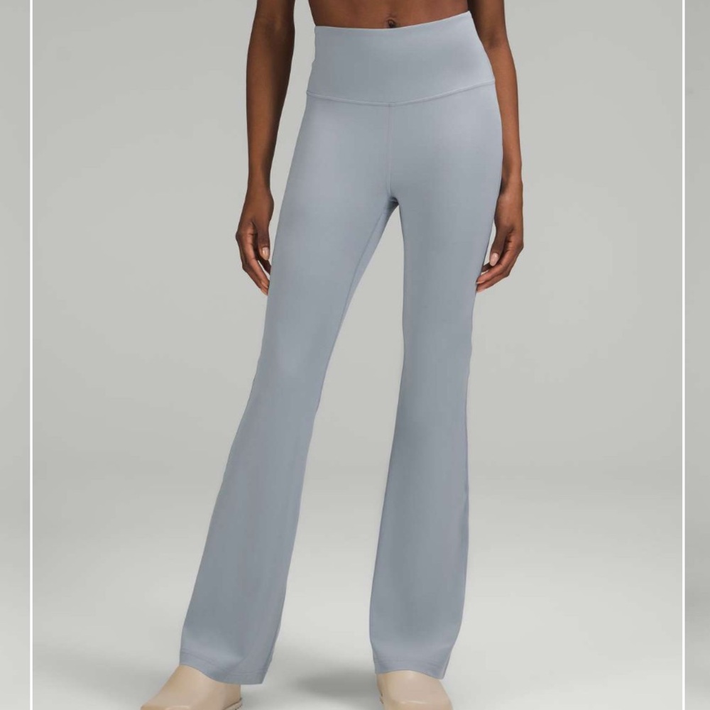 lululemon athletica Light Gray Boot-Cut Flare Pants